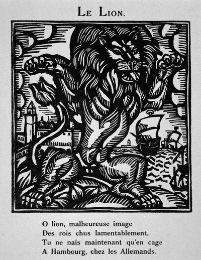 Der Löwe - in „Le Bestiaire ou cortège d