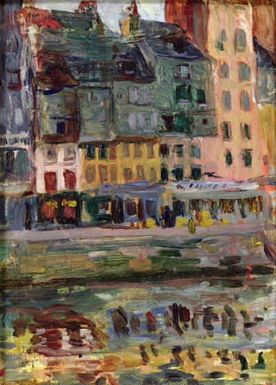 Alte Häuser am Hafen von Le Havre von Raoul Dufy