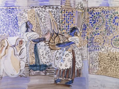 Empfang in Marrakesch von Raoul Dufy