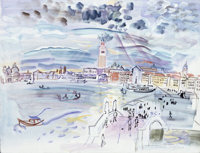 Riva degli Schiavoni, Venedig von Raoul Dufy