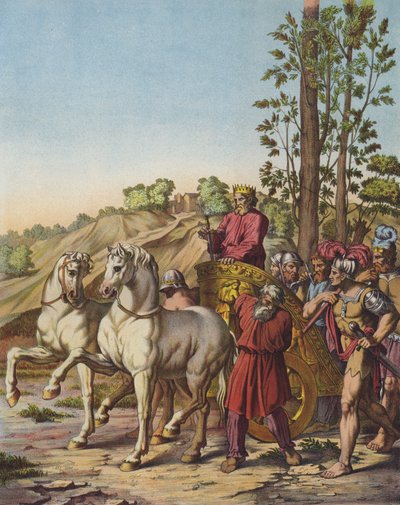 Herodes der Große wird König von Judäa als Vasall der Römer von after Raphael