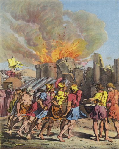 Der Fall von Jericho von after Raphael