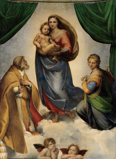 Sixtinische Madonna von Raphael