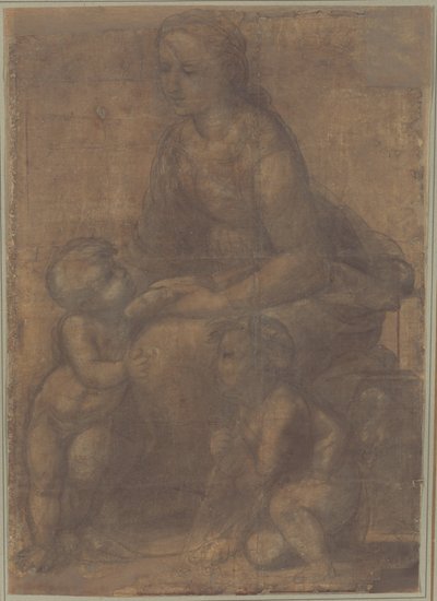 Die Madonna und das Kind mit Johannes dem Täufer von Raphael