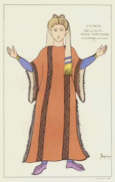 Bellicia, christliche Jungfrau von Raphael Jacquemin