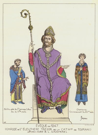 Bischof im Jahr 1247 von Raphael Jacquemin