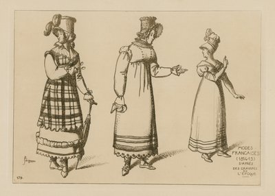 Französische Mode (1814-15) von Raphael Jacquemin