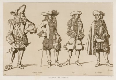Französische Herren des siebzehnten Jahrhunderts von Raphael Jacquemin