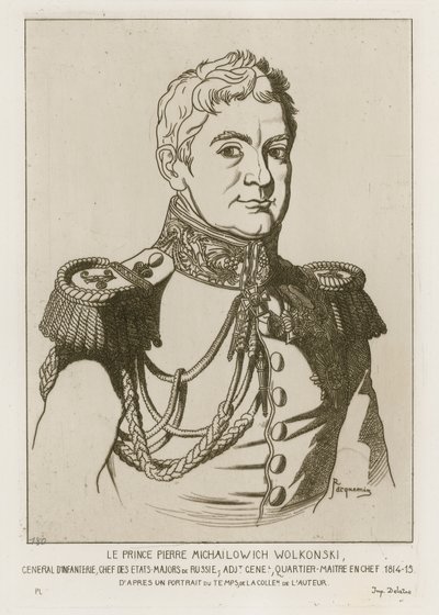 Prinz Pierre Michailowich Wolkonski von Raphael Jacquemin