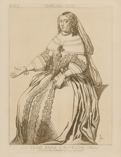 Königin Anna von Österreich, 1644 von Raphael Jacquemin