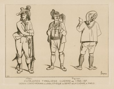 Tiroler Patrioten, Krieg von 1796-1797 von Raphael Jacquemin