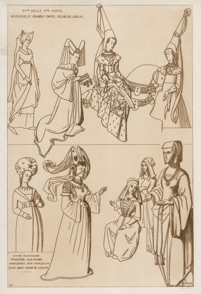 Frauen in der zweiten Hälfte des 15. Jahrhunderts von Raphael Jacquemin