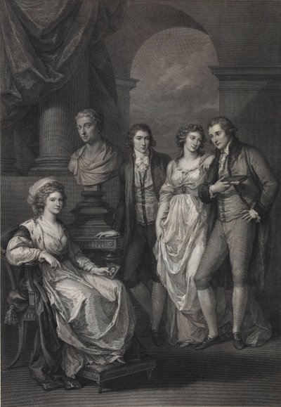 Familienporträt von Catherine Petrovna Baryatinskaya, geborene Prinzessin von Holstein-Beck von Raphael Morghen