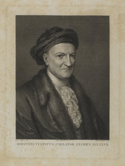Johannes Vulpatus Caelator Eximus Ann. LXVII von Raphael Morghen