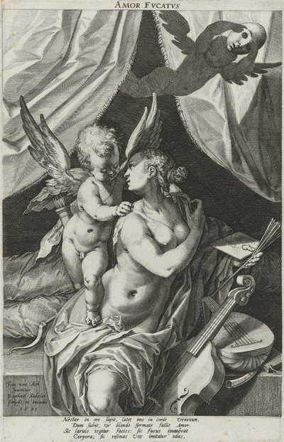Allegorie auf die trügerische Liebe von Raphaël Sadeler (I)