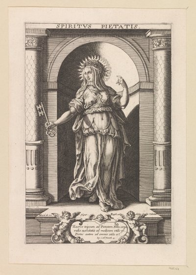 Gabe der Frömmigkeit von Raphaël Sadeler (I)