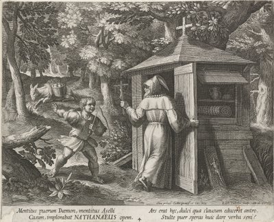 Heiliger Bartholomäus als Einsiedler von Raphaël Sadeler (I)