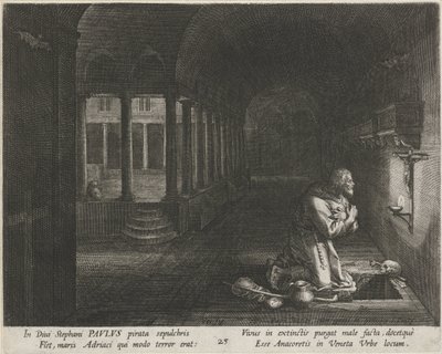 Heiliger Paulus von Latros von Raphaël Sadeler (I)