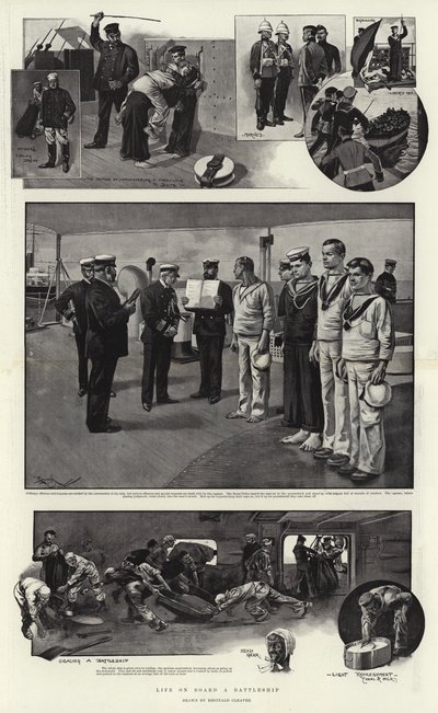 Leben an Bord eines Schlachtschiffs von Reginald Thomas Cleaver