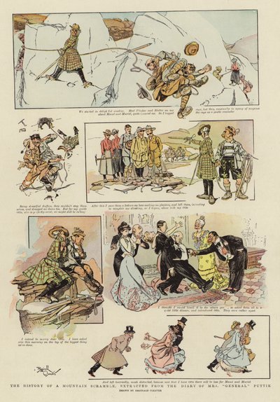 Die Geschichte eines Bergabenteuers, aus dem Tagebuch von Frau "General" Puttie von Reginald Thomas Cleaver