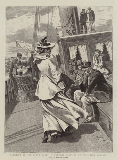 Segeln an der Südküste, eine willkommene Ergänzung zur Schiffsbesatzung von Reginald Thomas Cleaver