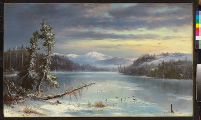 Verschneite Landschaft von Regis Francis Gignoux