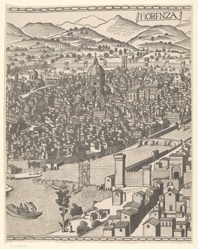 Ansicht von Florenz (mittlerer Teil) von Reichsdruckerei