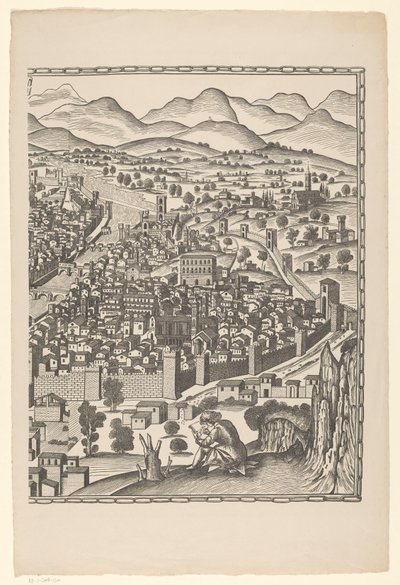 Ansicht von Florenz (rechter Teil) von Reichsdruckerei