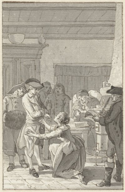 Illustration für den Roman Gustav Lindau von Reinier Vinkeles (I)