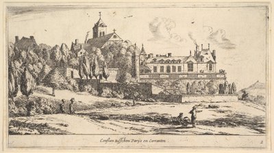 Ansicht von Conflans von Reinier Zeeman