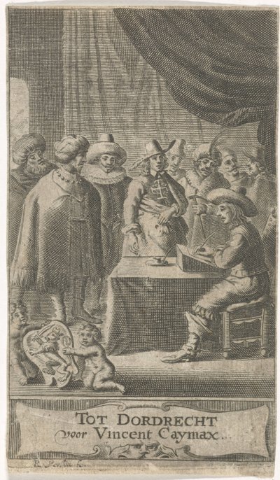 Kaufmann am Schreibtisch von Reinier van Persijn
