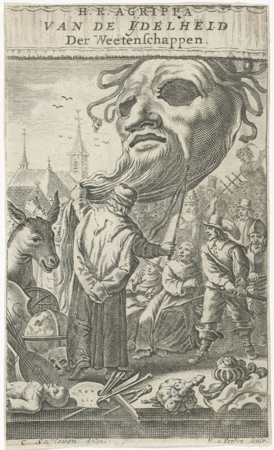 Spottbild auf die Künste von Reinier van Persijn