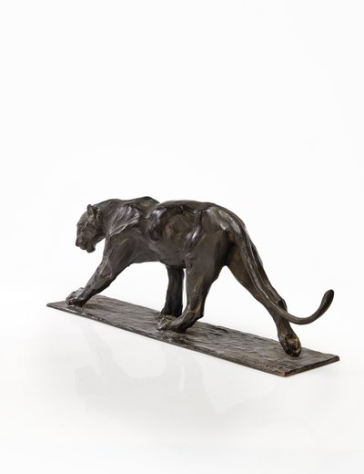 Panther im Gehen, Hinterbein erhoben von Rembrandt Bugatti