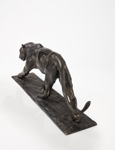 Panther im Gehen, Hinterbein erhoben von Rembrandt Bugatti