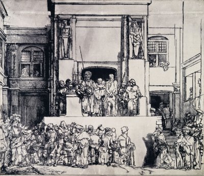 Christus dem Volk präsentiert, 1655 von Rembrandt van Rijn
