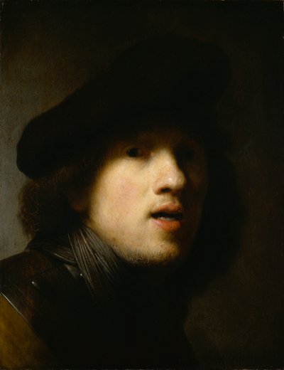 Selbstporträt, ca. 1629 von Rembrandt Harmensz. van Rijn