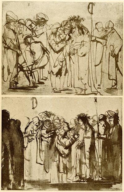 Verspottung Christi von Rembrandt van Rijn