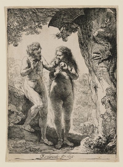 Adam und Eva von Rembrandt van Rijn