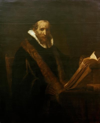 Bildnis des Johannes Cornelisz. Sylvius (?) von Rembrandt van Rijn