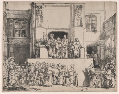 Christus wird dem Volk präsentiert von Rembrandt van Rijn