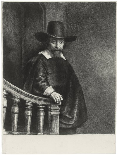 Ephraim Bueno, jüdischer Arzt, 1647 von Rembrandt van Rijn