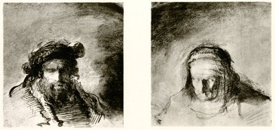 Kopfstudien von Rembrandt van Rijn