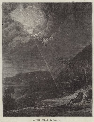 Jakobs Traum von Rembrandt van Rijn