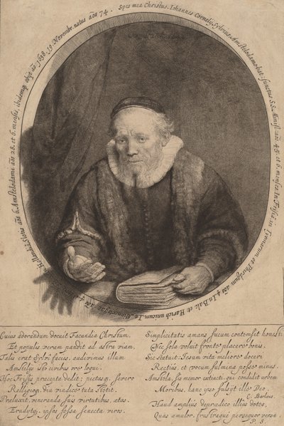 Jan Cornelisz. Sylvius, 1646 von Rembrandt van Rijn