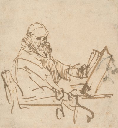 Jan Cornelisz Sylvius, der Prediger, 1644-1645 von Rembrandt van Rijn