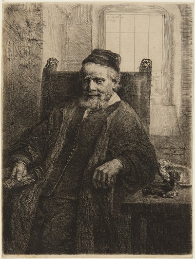 Jan Lutma, Goldschmied von Rembrandt van Rijn