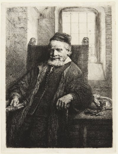 Jan Lutma, Goldschmied von Rembrandt van Rijn