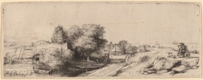 Landschaft mit einem Milchmann, ca. 1650 von Rembrandt van Rijn