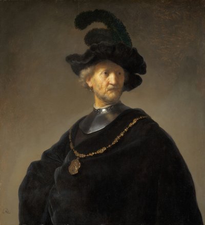 Alter Mann mit einer Goldkette, 1631 von Rembrandt van Rijn