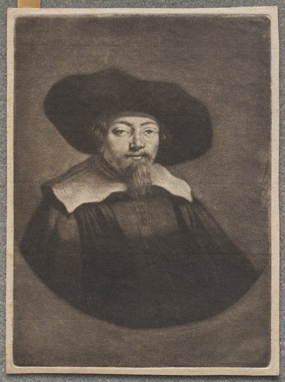 Porträt von Samuel Manasseh Ben Israel von Rembrandt van Rijn